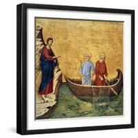 Vocacion De Los Apostoles Pedro Y Andres-Duccio Di buoninsegna-Framed Giclee Print