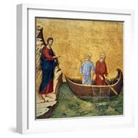 Vocacion De Los Apostoles Pedro Y Andres-Duccio Di buoninsegna-Framed Giclee Print