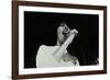 Vocalist Norma Winstone Performing at the Stables, Wavendon, Buckinghamshire-Denis Williams-Framed Photographic Print