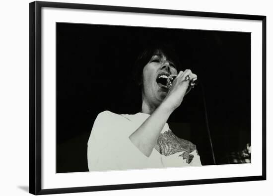 Vocalist Norma Winstone Performing at the Stables, Wavendon, Buckinghamshire-Denis Williams-Framed Photographic Print