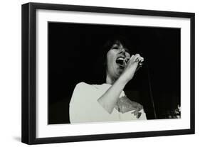 Vocalist Norma Winstone Performing at the Stables, Wavendon, Buckinghamshire-Denis Williams-Framed Photographic Print