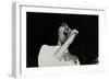 Vocalist Norma Winstone Performing at the Stables, Wavendon, Buckinghamshire-Denis Williams-Framed Photographic Print