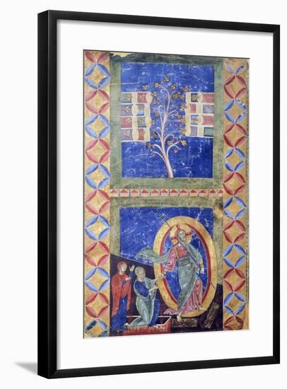 Vocation of Peter and Andrew, the Apostles, Miniature from Rotulus Exultet-null-Framed Giclee Print