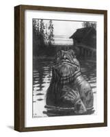 Vodyanoi, the Water Sprite, 1934-Ivan Bilibin-Framed Giclee Print