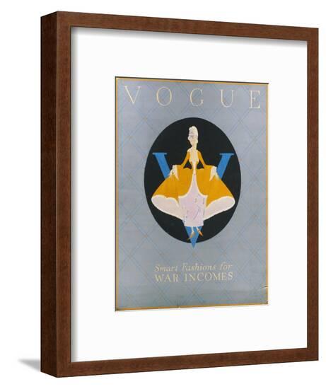 Vogue - April 1918-Dorothy Edinger-Framed Art Print
