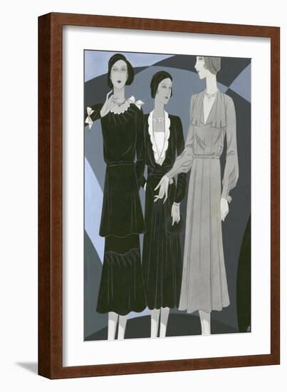 Vogue - August 1930-William Bolin-Framed Premium Giclee Print