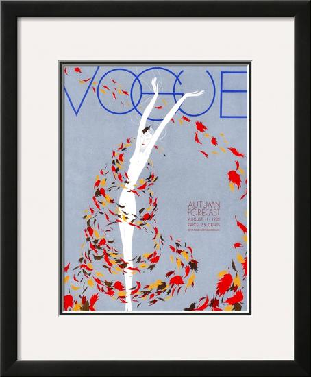 Vogue Cover - August 1932-William Bolin-Framed Giclee Print