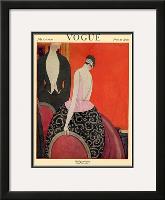 Vogue Cover - July 1920-Georges Lepape-Framed Giclee Print