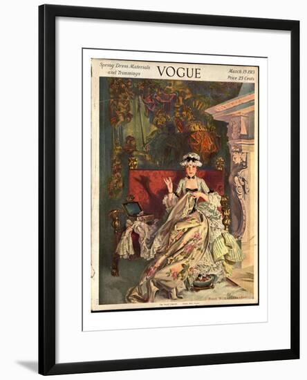 Vogue Cover - March 1913-F^x^ Leyendecker-Framed Giclee Print