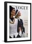 Vogue Cover - March 1946-John Rawlings-Framed Premium Giclee Print