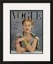 Vogue Cover - May 1950-John Rawlings-Framed Giclee Print