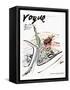 Vogue Cover - November 1938-Carl "Eric" Erickson-Framed Stretched Canvas