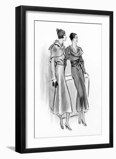 Vogue - January 1932-Creelman-Framed Premium Giclee Print