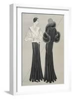 Vogue - January 1933-Douglas Pollard-Framed Premium Giclee Print
