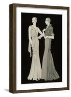 Vogue - January 1933-Douglas Pollard-Framed Premium Giclee Print