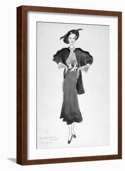 Vogue - March 1935-Cecil Beaton-Framed Premium Giclee Print