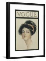 Vogue - October 1910-Helen Dryden-Framed Premium Giclee Print
