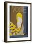 Vogue - October 1928-Eduardo Garcia Benito-Framed Premium Giclee Print