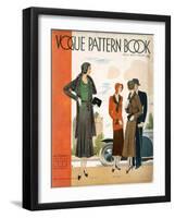 Vogue Pattern Book Cover, UK, 1930-null-Framed Giclee Print