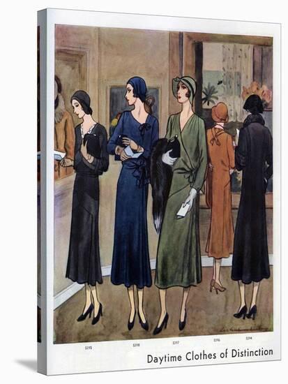 Vogue Pattern Book, Magazine Plate, UK, 1930-null-Stretched Canvas