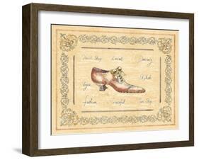 Vogue Shoe-Banafshe Schippel-Framed Art Print