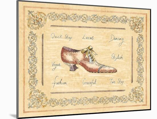 Vogue Shoe-Banafshe Schippel-Mounted Art Print