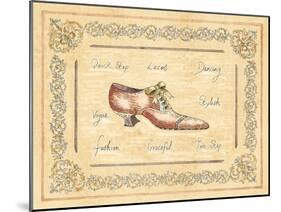 Vogue Shoe-Banafshe Schippel-Mounted Art Print