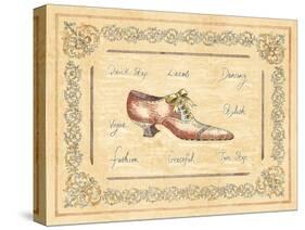 Vogue Shoe-Banafshe Schippel-Stretched Canvas