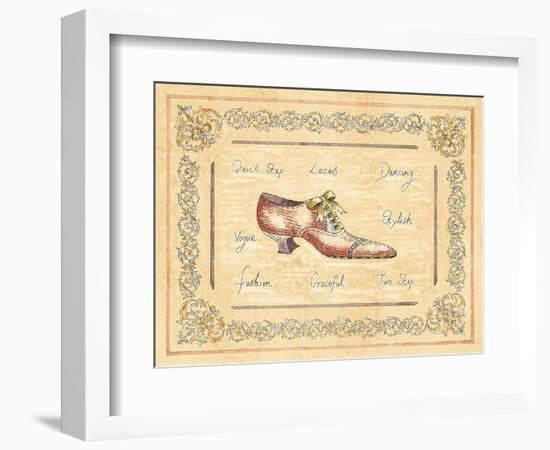 Vogue Shoe-Banafshe Schippel-Framed Art Print