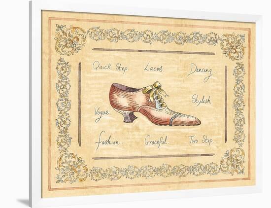 Vogue Shoe-Banafshe Schippel-Framed Art Print