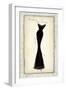 Vogue Silhouette-Emily Adams-Framed Art Print