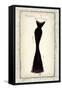 Vogue Silhouette-Emily Adams-Framed Stretched Canvas