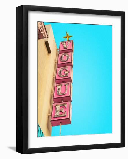 Vogue Theatre Sign in Hollywood-Tom Windeknecht-Framed Photographic Print