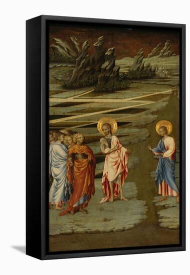 Voici L'agneau De Dieu (Ecce Agnus Dei) - Peinture De Giovanni Di Paolo (Vers 1403-1482), Tempera S-Giovanni di Paolo-Framed Stretched Canvas