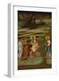 Voici L'agneau De Dieu (Ecce Agnus Dei) - Peinture De Giovanni Di Paolo (Vers 1403-1482), Tempera S-Giovanni di Paolo-Framed Giclee Print