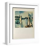 Voiliers Sur la Seine, 1908-Maurice De Vlaminck-Framed Collectable Print