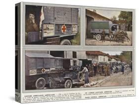 Voiture Ambulance Americaine, Un Camion Sanitaire Americain, Poste Central Americain-Jules Gervais-Courtellemont-Stretched Canvas