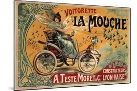 Voiturette La Mouche, 1900-Francisco Tamagno-Mounted Giclee Print