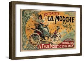 Voiturette La Mouche, 1900-Francisco Tamagno-Framed Giclee Print