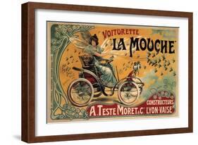 Voiturette La Mouche, 1900-Francisco Tamagno-Framed Giclee Print