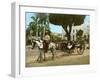 Volante at the Plaza De Armas, Havana, 1904-null-Framed Giclee Print