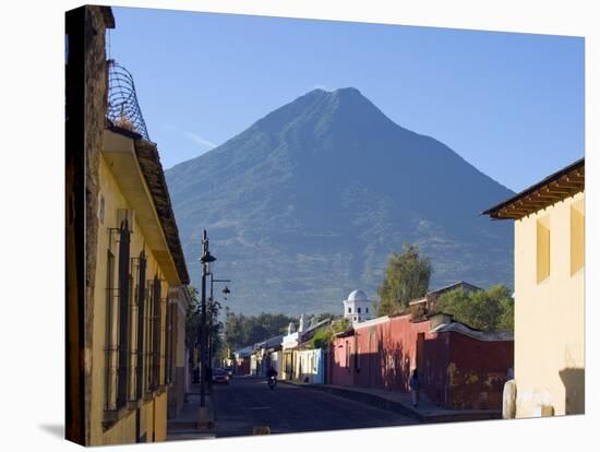 Volcan De Agua, 3765M, Antigua, Guatemala, Central America-Christian Kober-Stretched Canvas