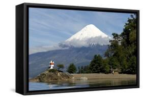 Volcan Osorno and Lago Todos Los Santos-Tony-Framed Stretched Canvas