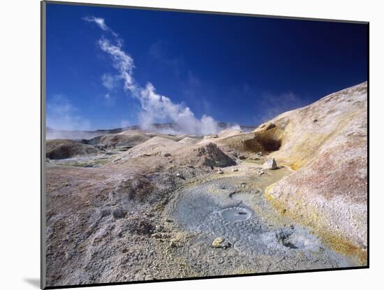 Volcanic Area of Sol De Manana, Bolivian Desert, Bolivia-Massimo Borchi-Mounted Photographic Print