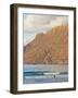 Volcanic Cliffs of the Risco De Famara Rising Over Lanzarote's Finest Beach, Canary Islands-Robert Francis-Framed Photographic Print