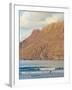 Volcanic Cliffs of the Risco De Famara Rising Over Lanzarote's Finest Beach, Canary Islands-Robert Francis-Framed Photographic Print