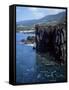 Volcanic Coastline, Island of Sao Jorge, Azores, Portugal, Atlantic-David Lomax-Framed Stretched Canvas