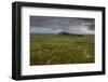 Volcanic crater and moss-covered lava fields on the Snaefellsness Peninsula, Iceland, Polar Regions-Jon Reaves-Framed Photographic Print