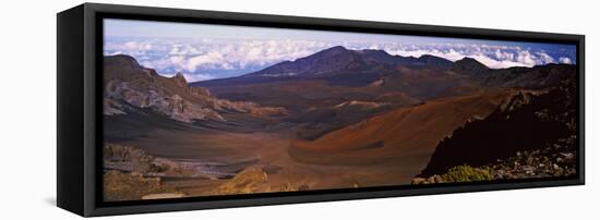 Volcanic Crater, Haleakala, Maui, Big Island, Hawaii, USA-null-Framed Stretched Canvas