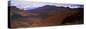 Volcanic Crater, Haleakala, Maui, Big Island, Hawaii, USA-null-Stretched Canvas